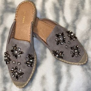 Halogen Jewel Embellished Espadrille Mules
